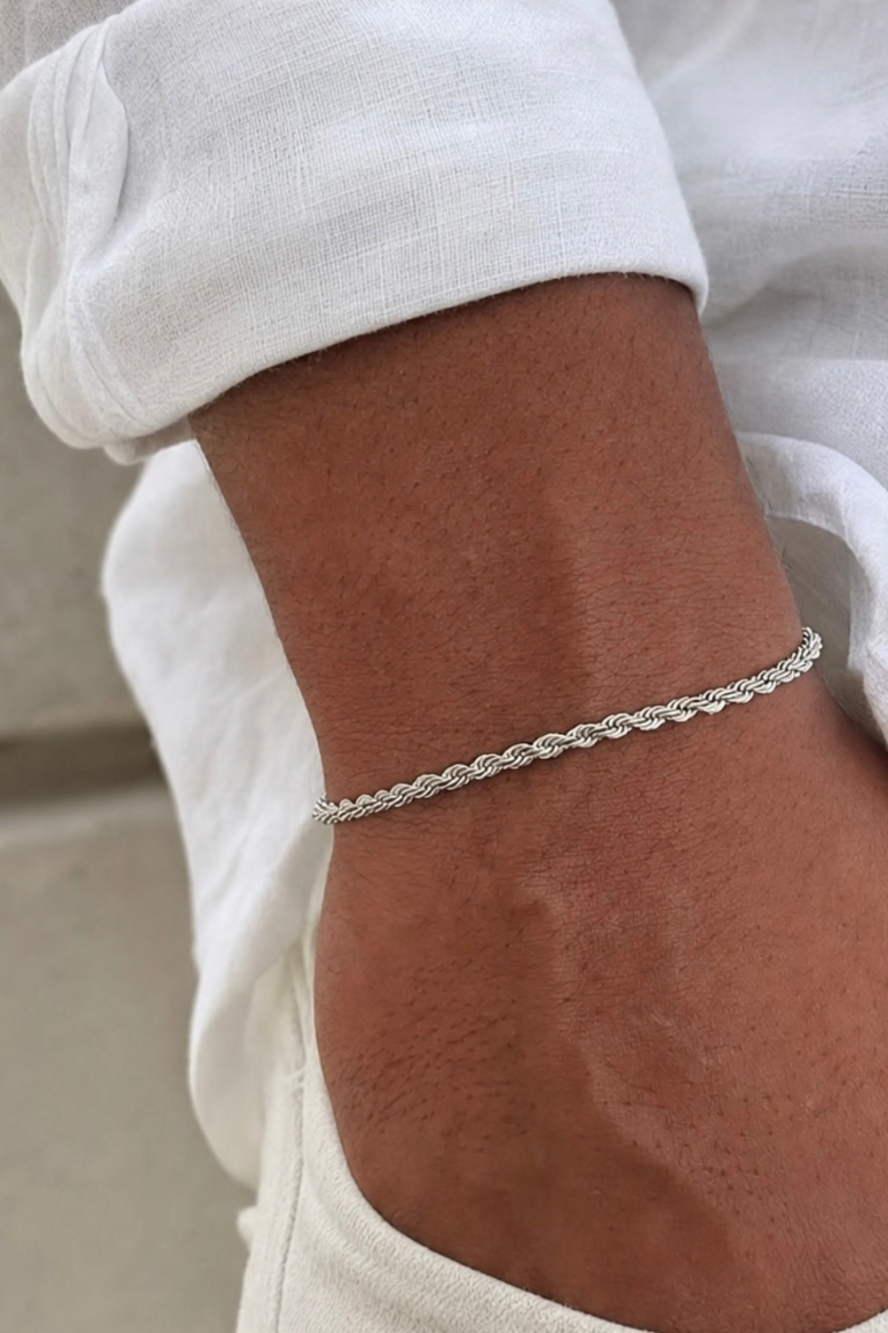THE ROPE BRACELET | SILVER